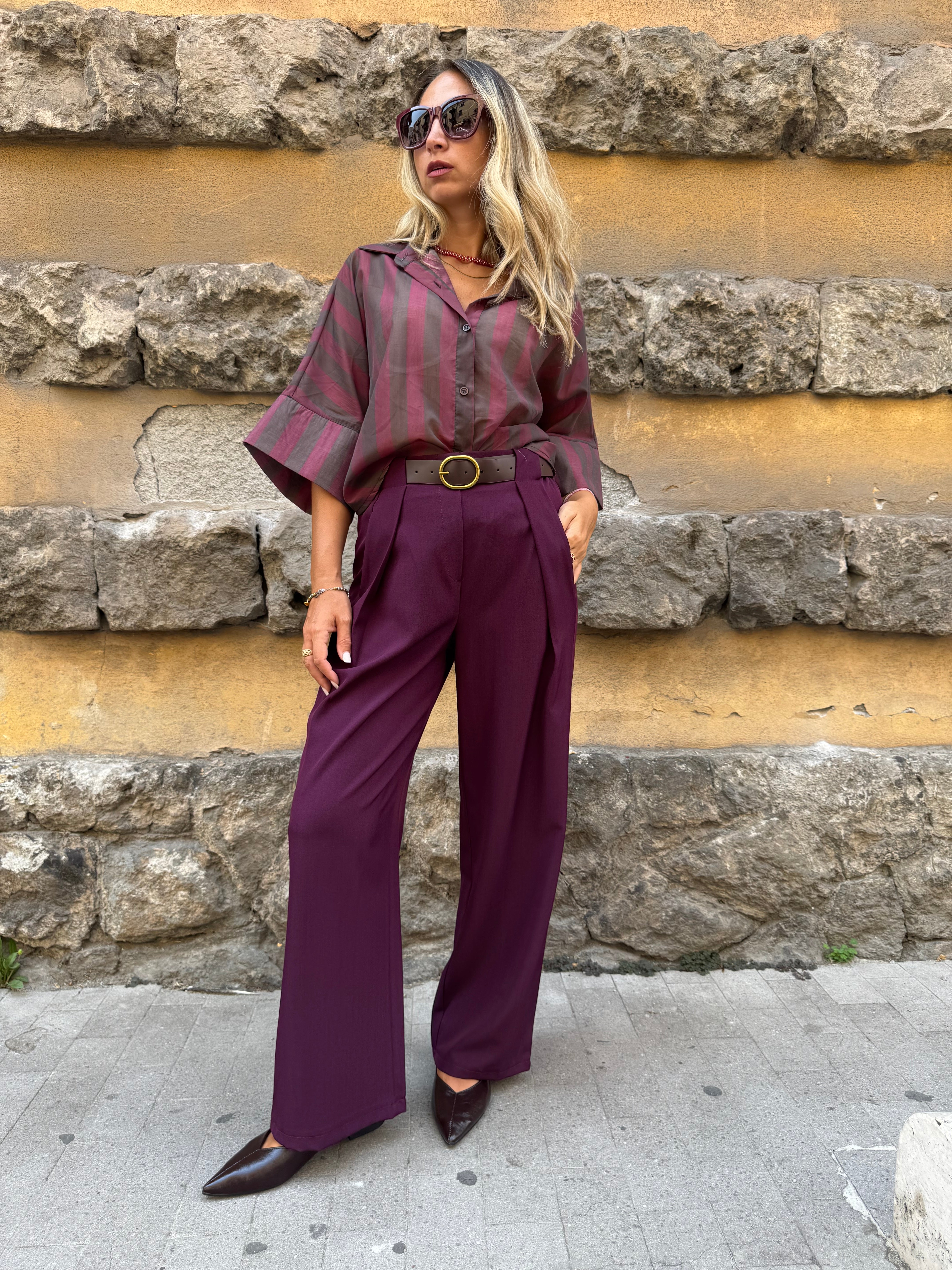 Pantalón Plisado Any