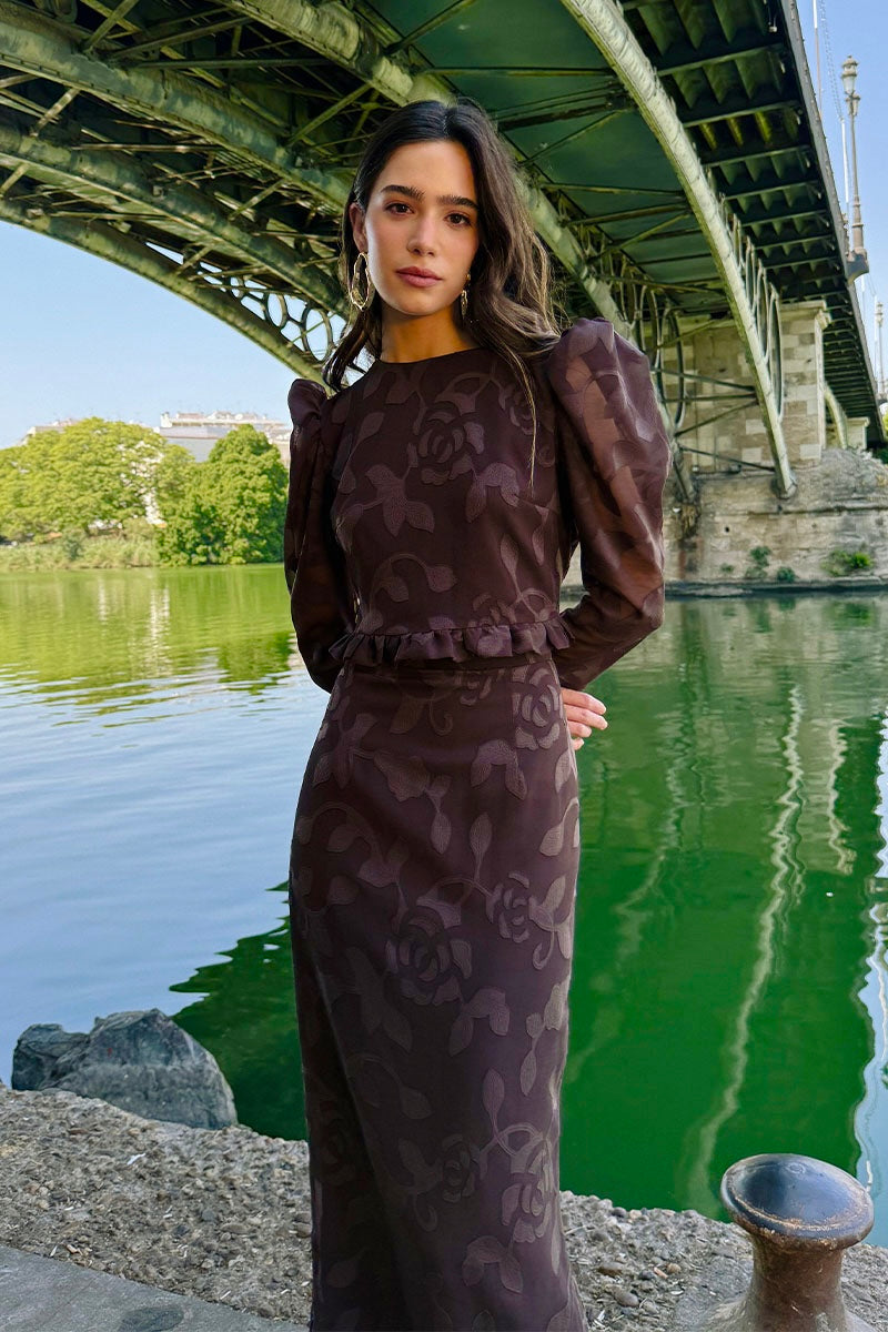 Conjunto Rabat Chocolate - Atelier Invitada S.L