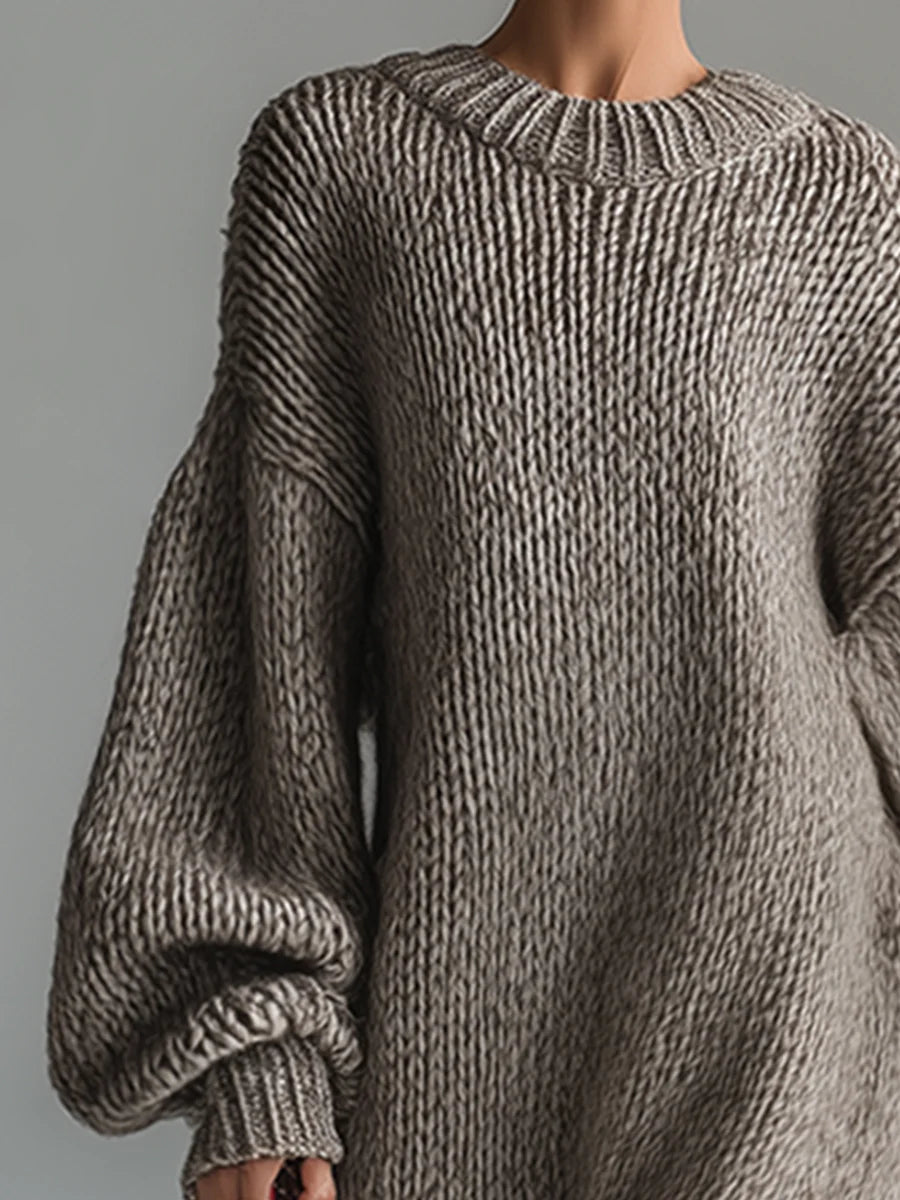 Vestido Largo Estilo Suéter