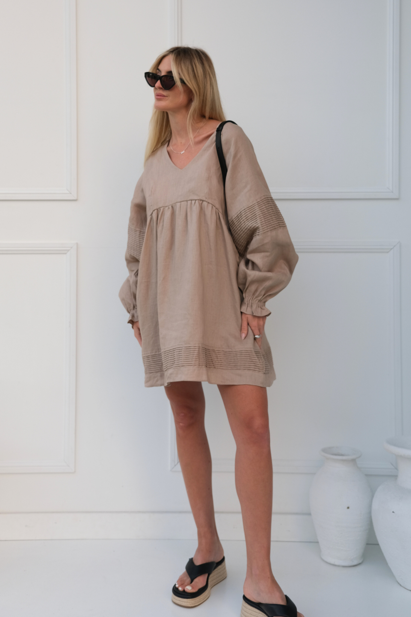 VESTIDO DE LINO STEVIE