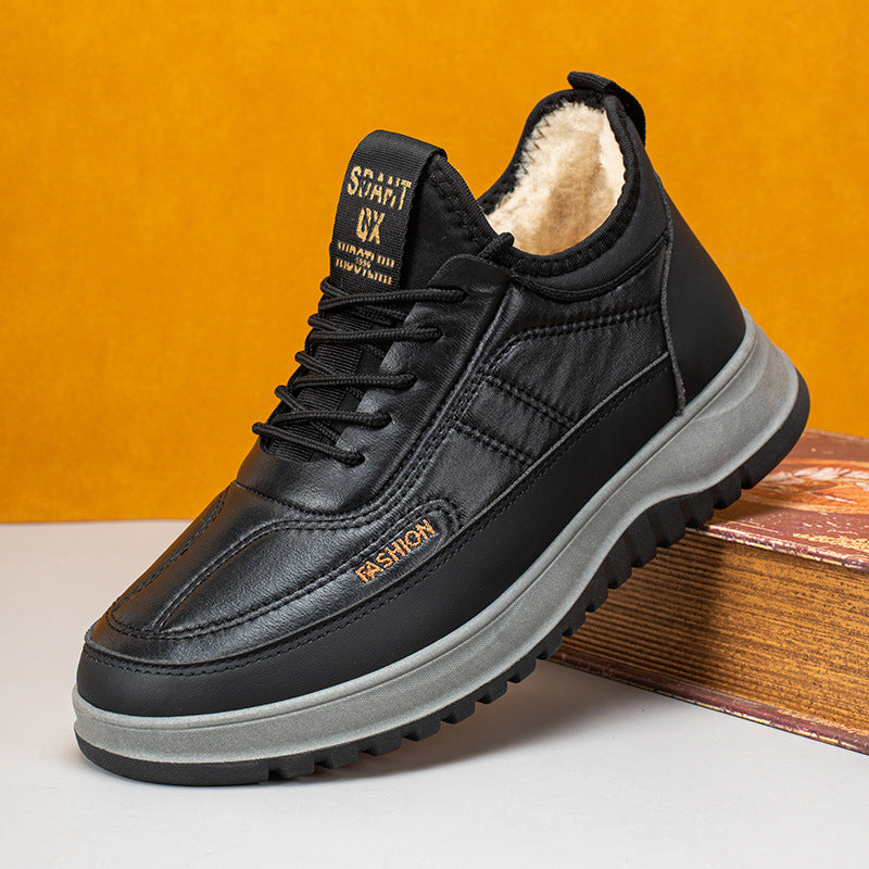 Zapatillas deportivas, de piel auténtica