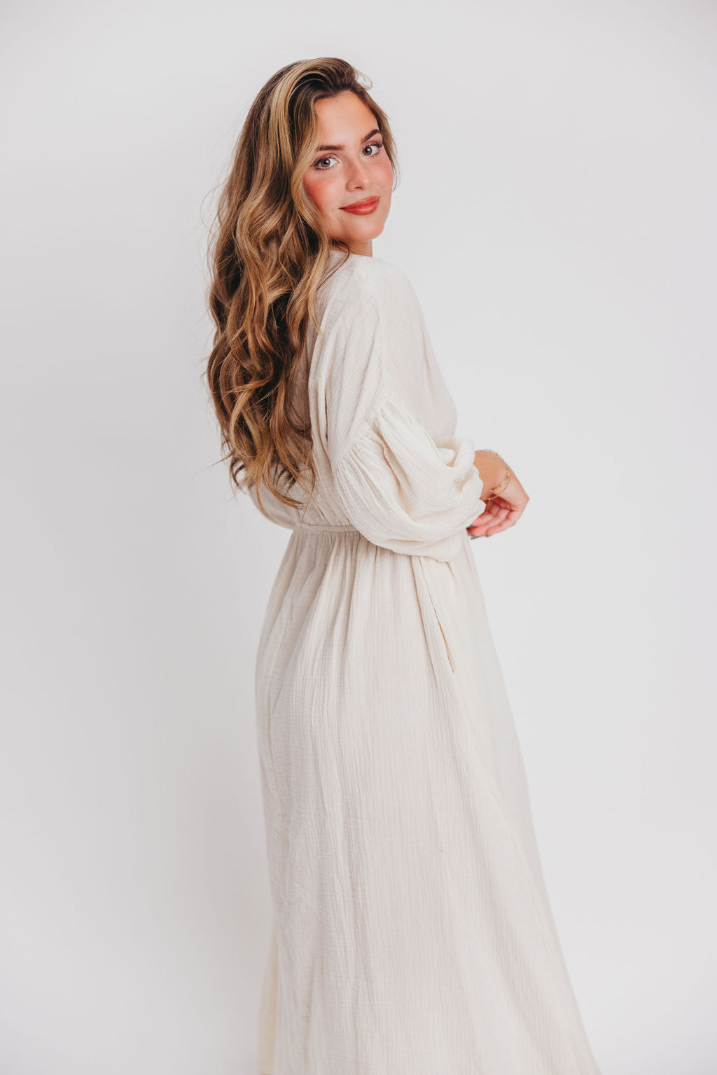 Vestido midi Hunter de gasa