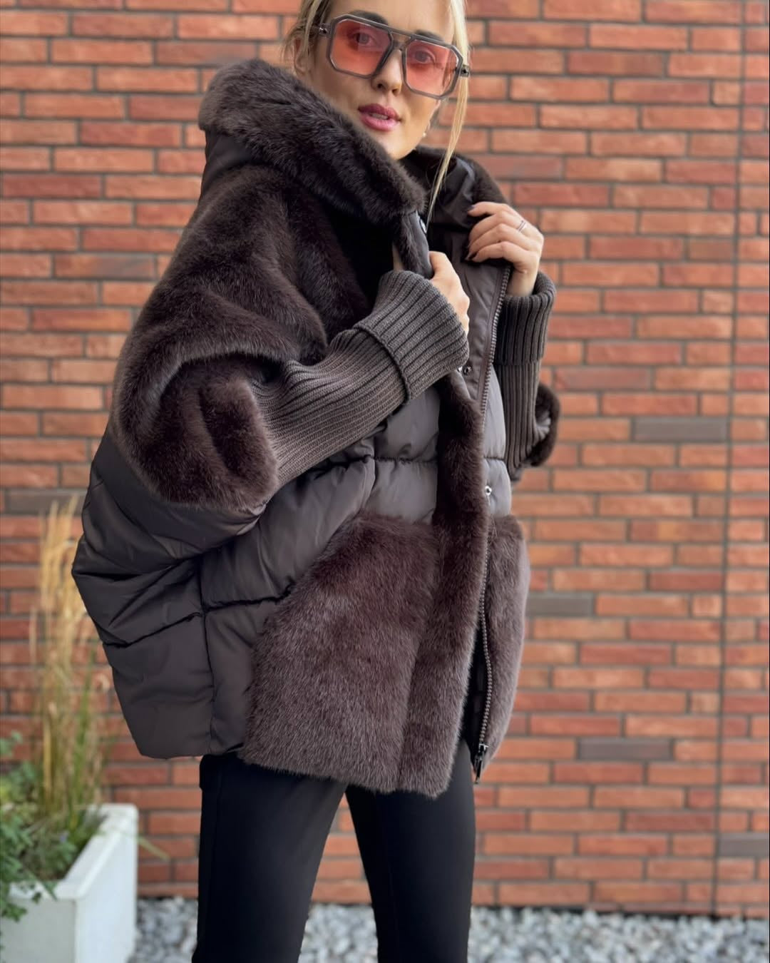 Chaqueta acolchada con capucha Lorna