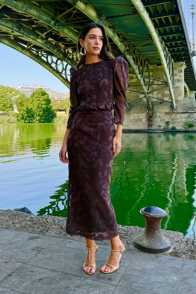 Conjunto Rabat Chocolate - Atelier Invitada S.L