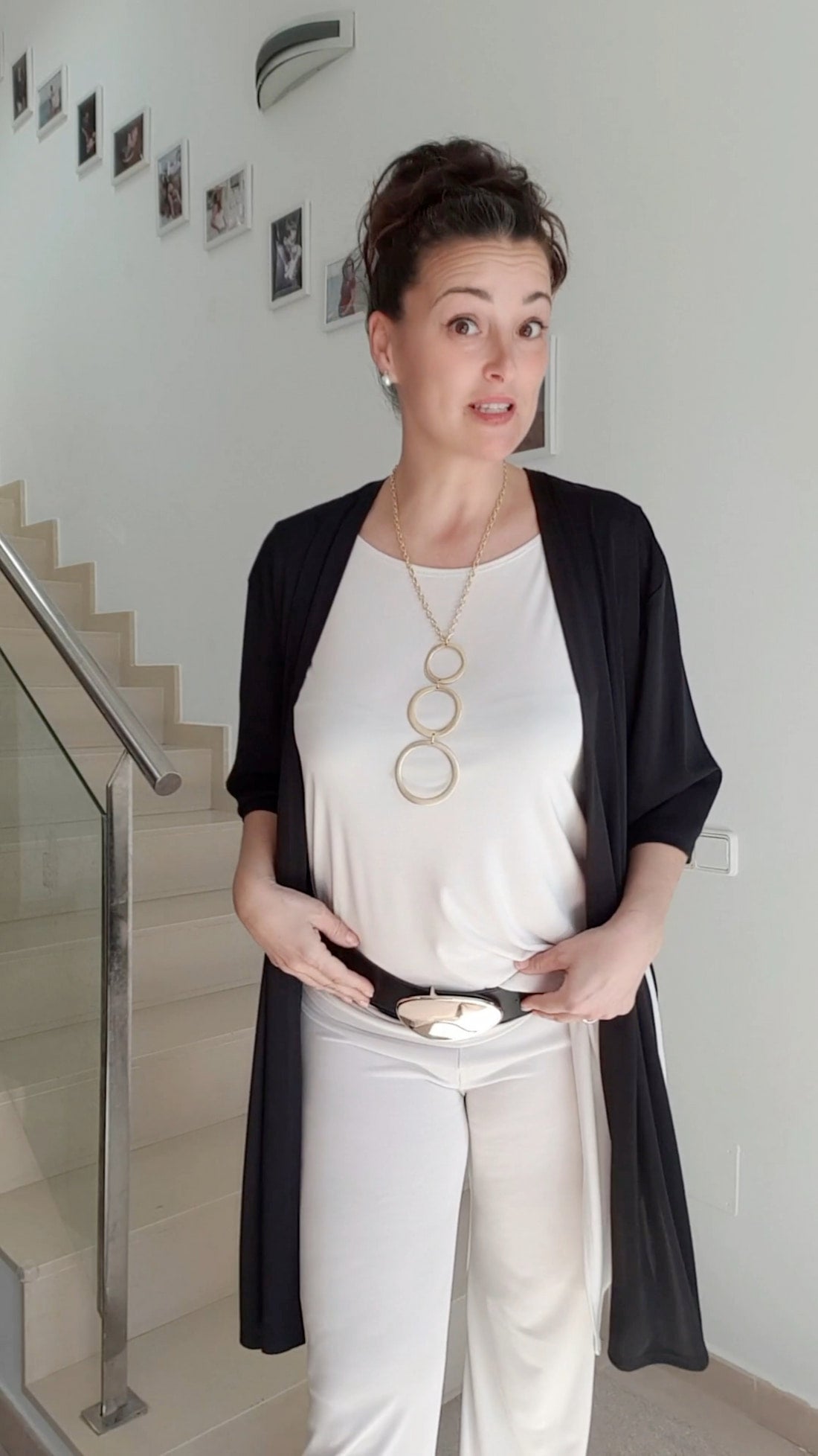 Blusa Asimétrica de punto