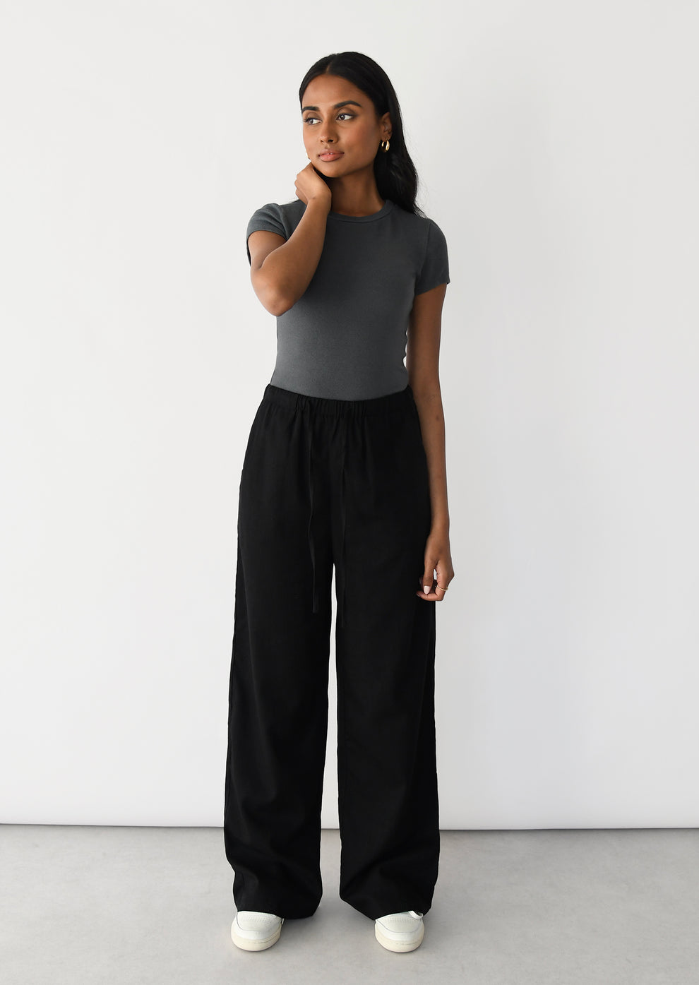 Pantalón de lino primavera-verano