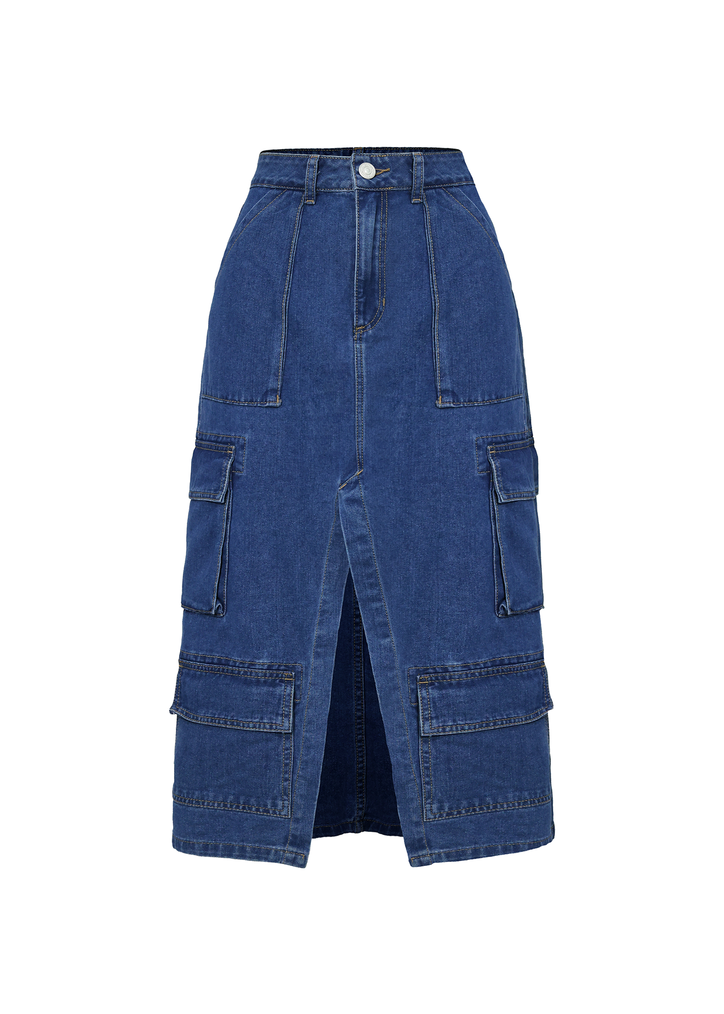 Falda cargo con abertura frontal