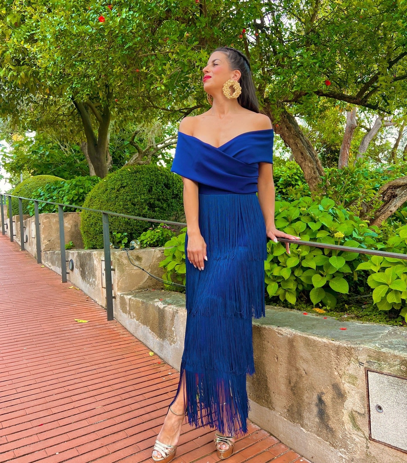 Vestido Sevillana de Flecos