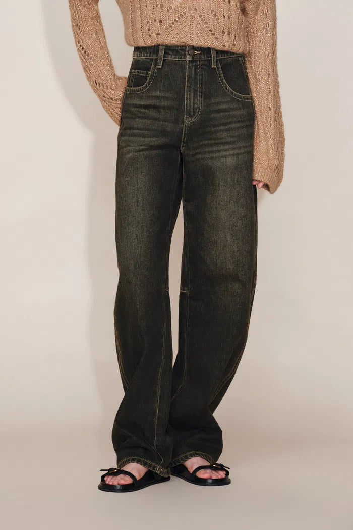 Vaquero de Contraste Lavado