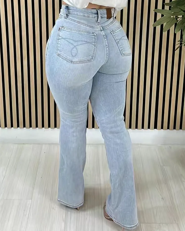 Jeans Tamara de Tiro Alto