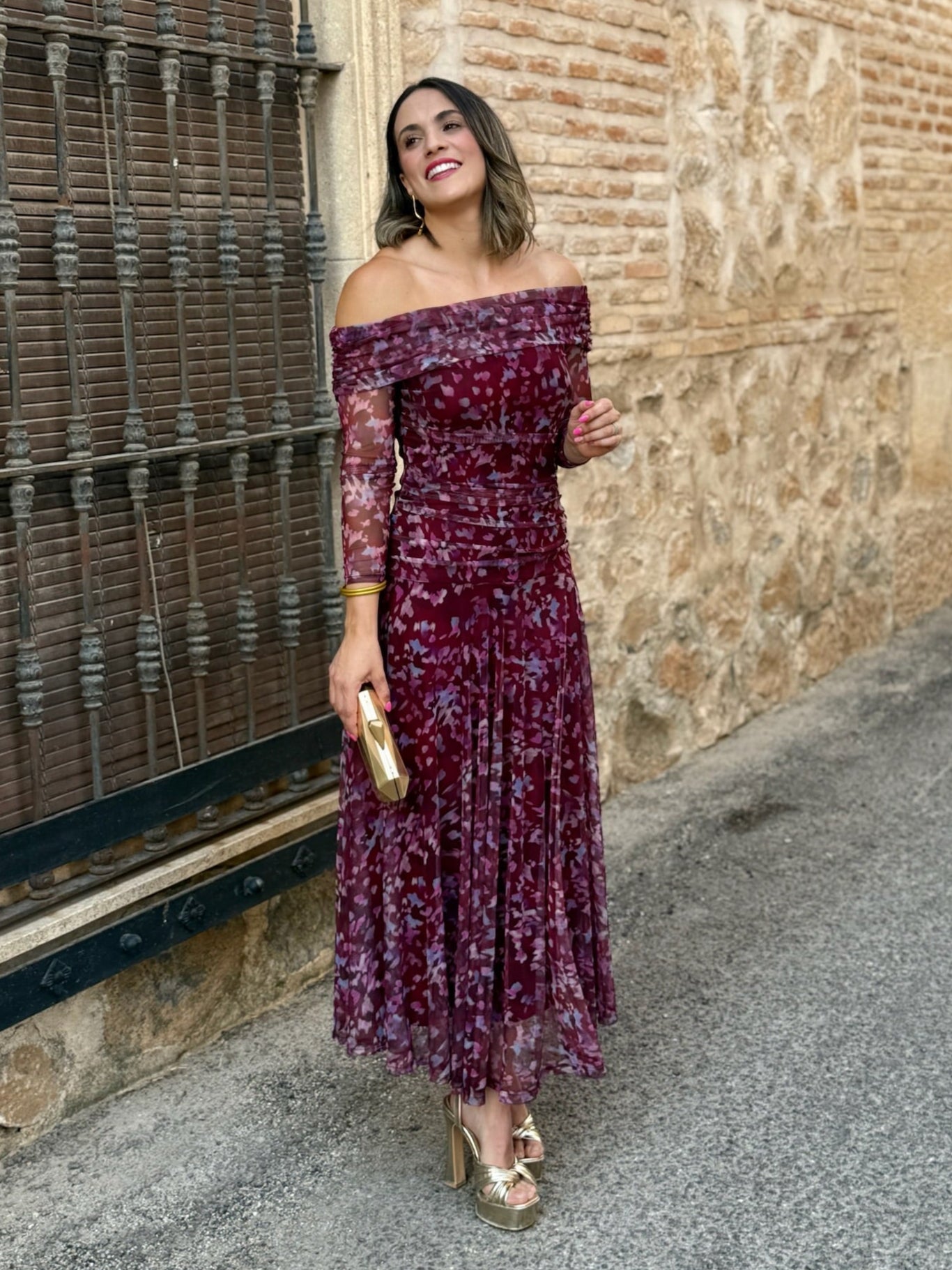 Vestido Tul Estampado| Vera - Alalá Moda Mujer