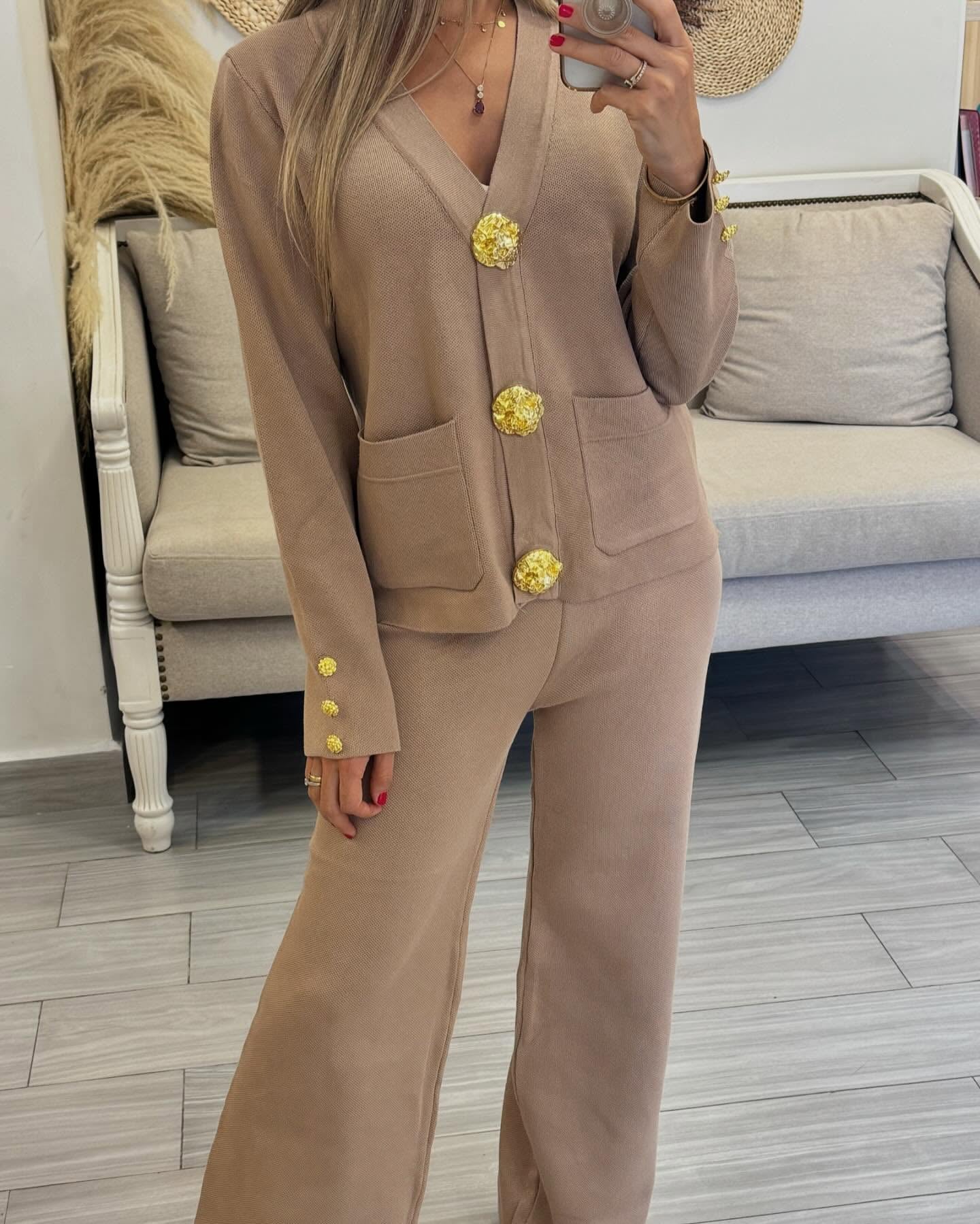 Conjunto De Punto Cozy Chic