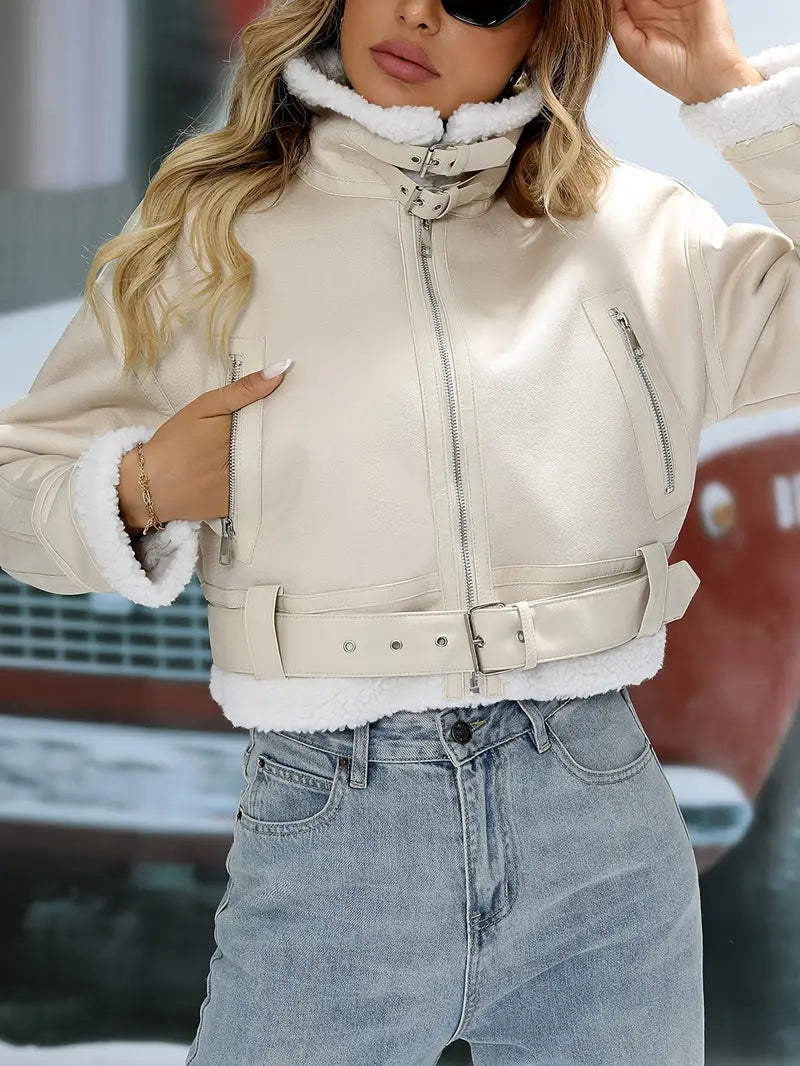 Chaqueta cinturón ajustable