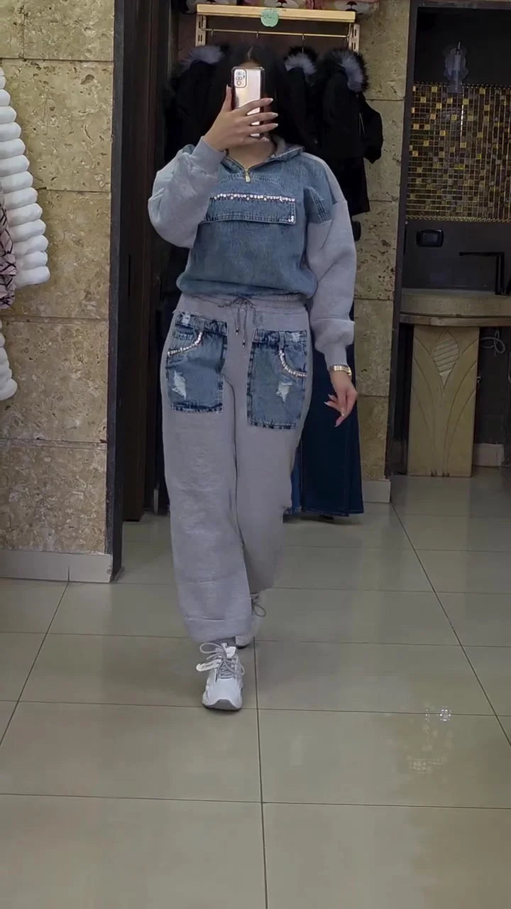 Conjunto de Mezclilla Estilo Casual