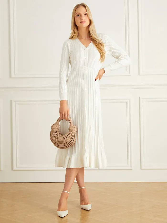 Vestido Elegante Plisado