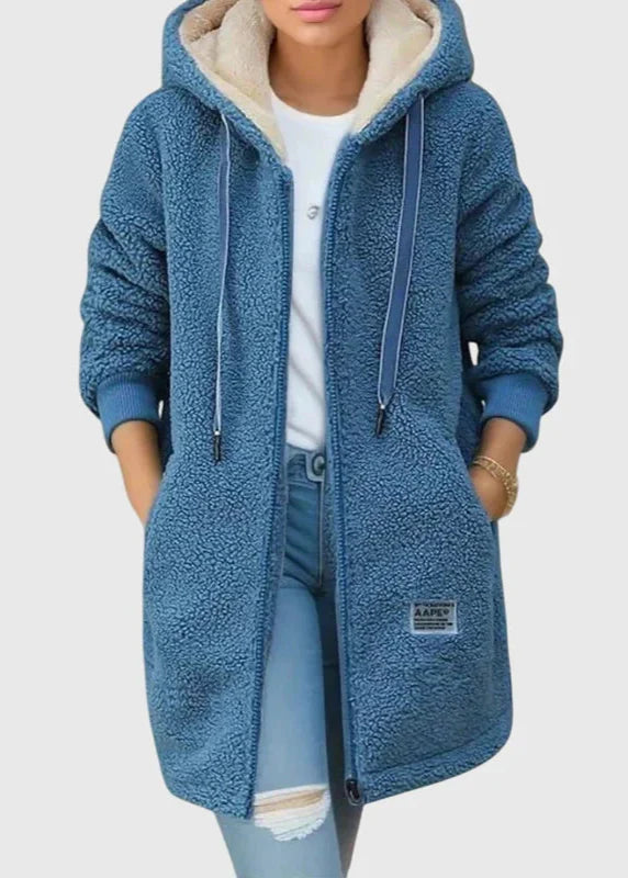 Chaqueta polar con capucha Camila