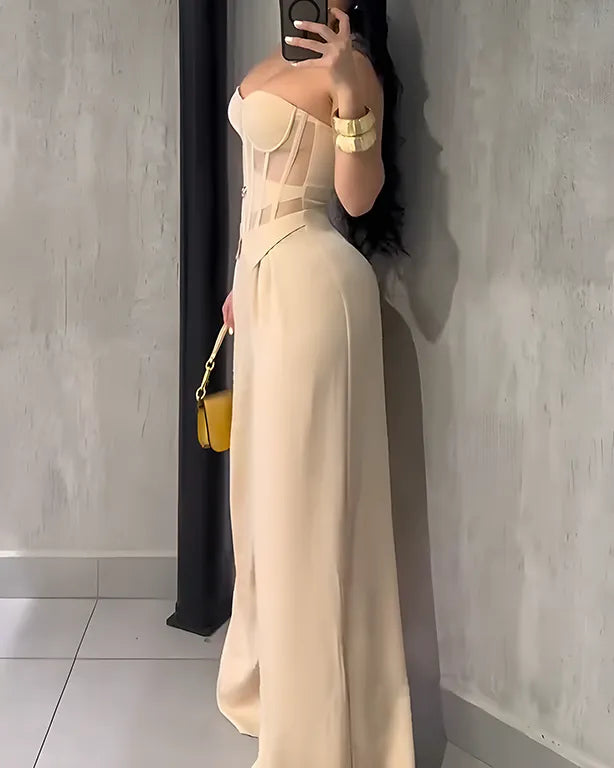 Mono chic corte ajustado