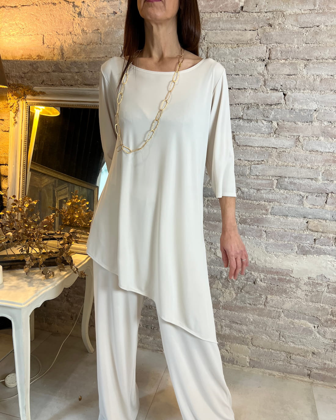 Blusa Asimétrica de punto