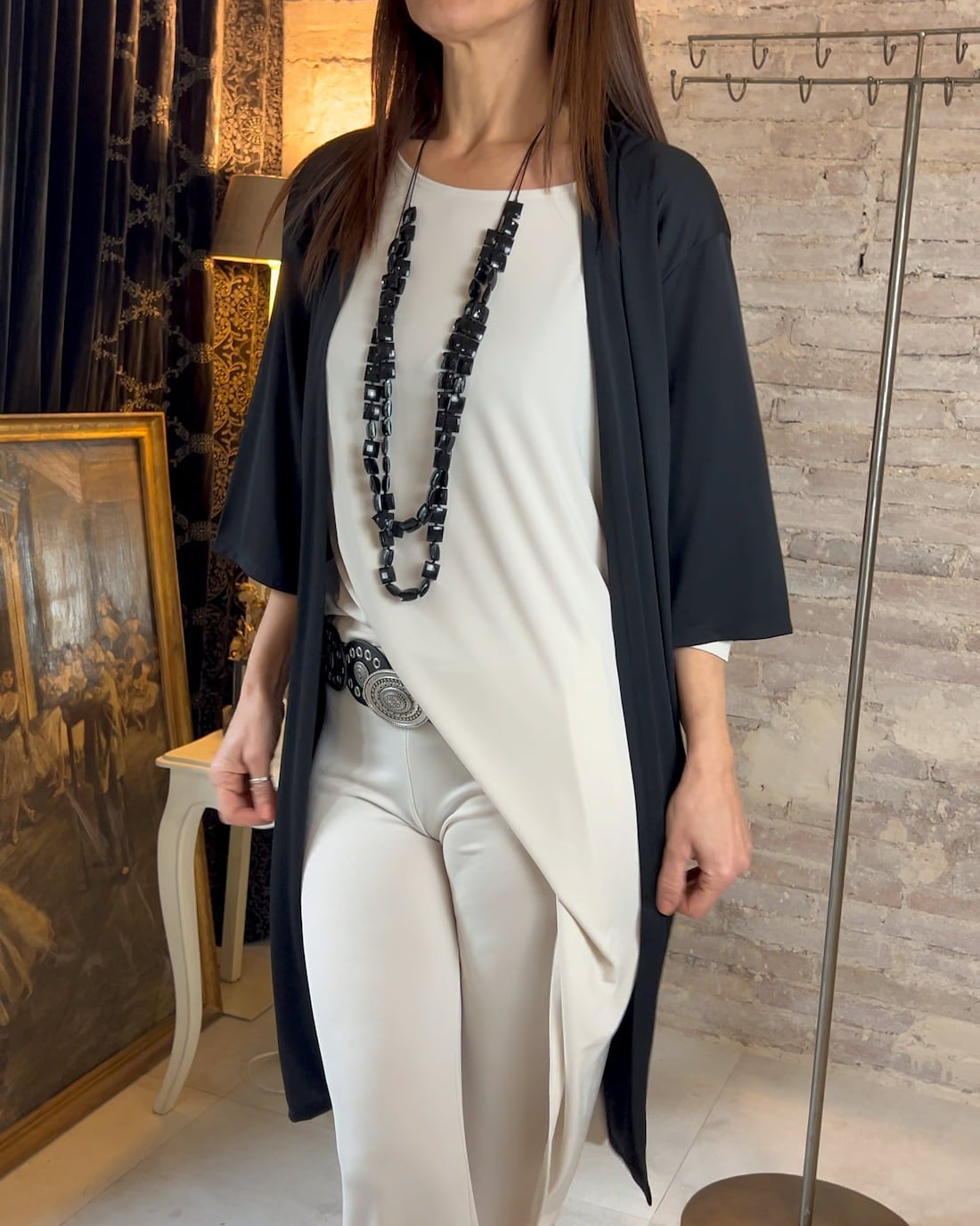 Blusa Asimétrica de punto