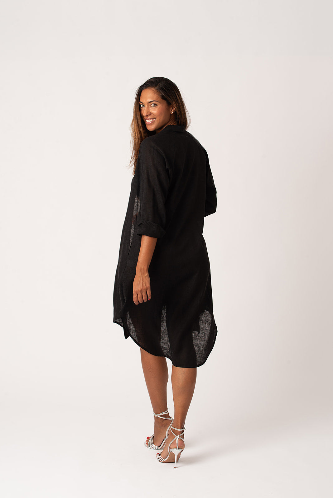 Vestido Camisero Lino