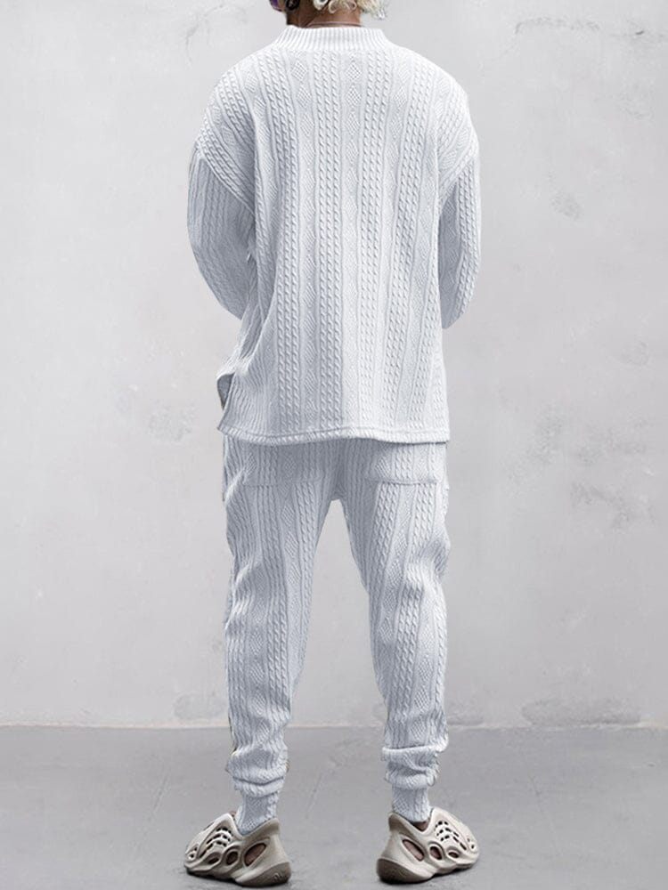 Stylish Knit Sweater Set Sets coofandystore 