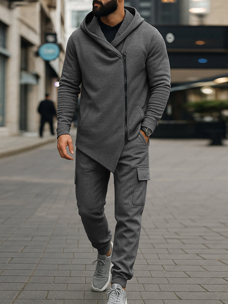 Conjunto de Chaqueta Asimétrica