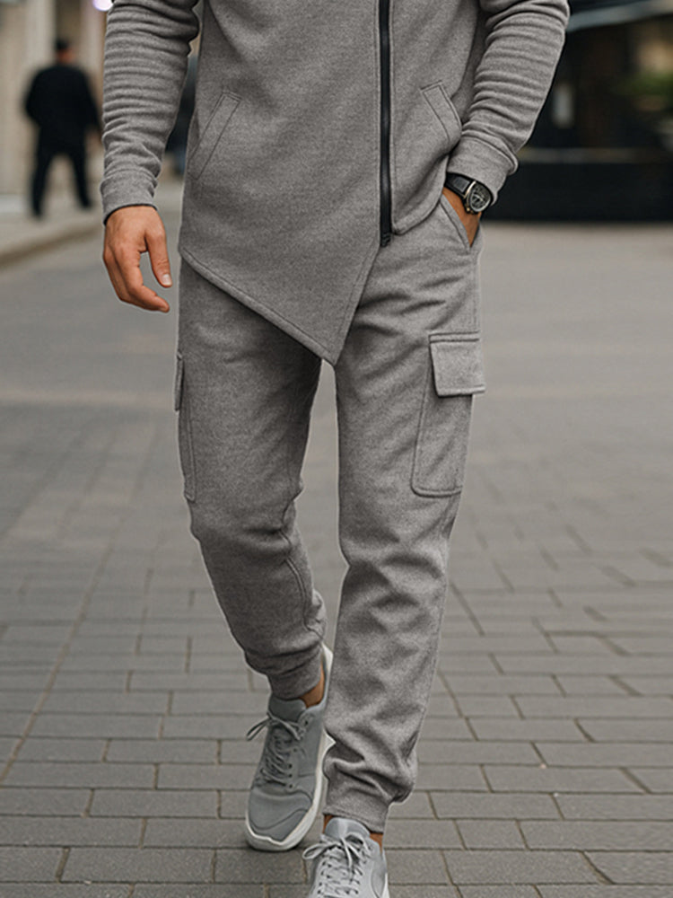 Conjunto de Chaqueta Asimétrica