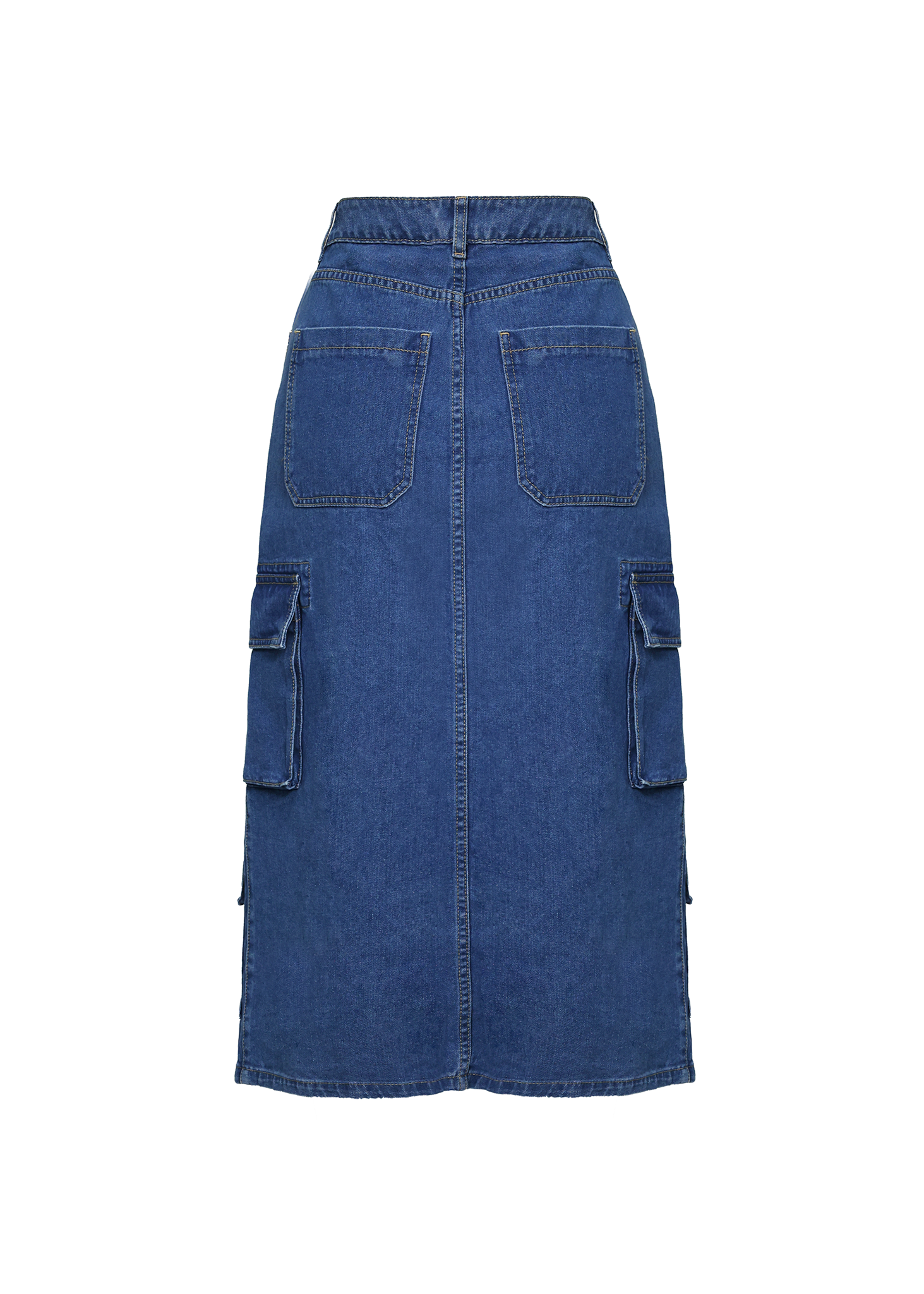 Falda cargo con abertura frontal