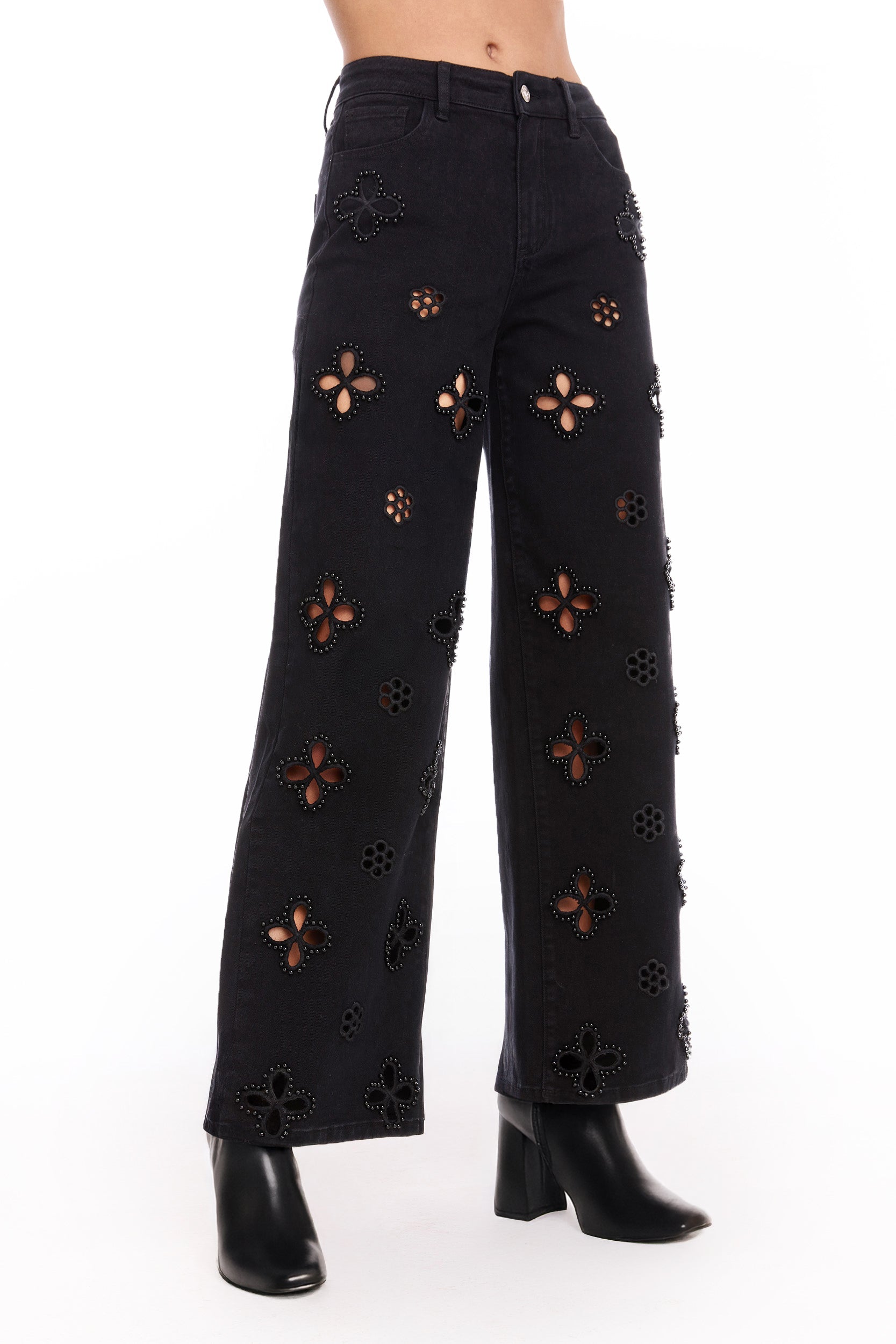 Vaqueros de tiro alto Kaia