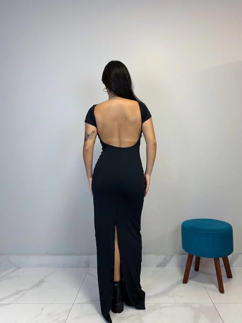 Vestido Largo Evie Negro