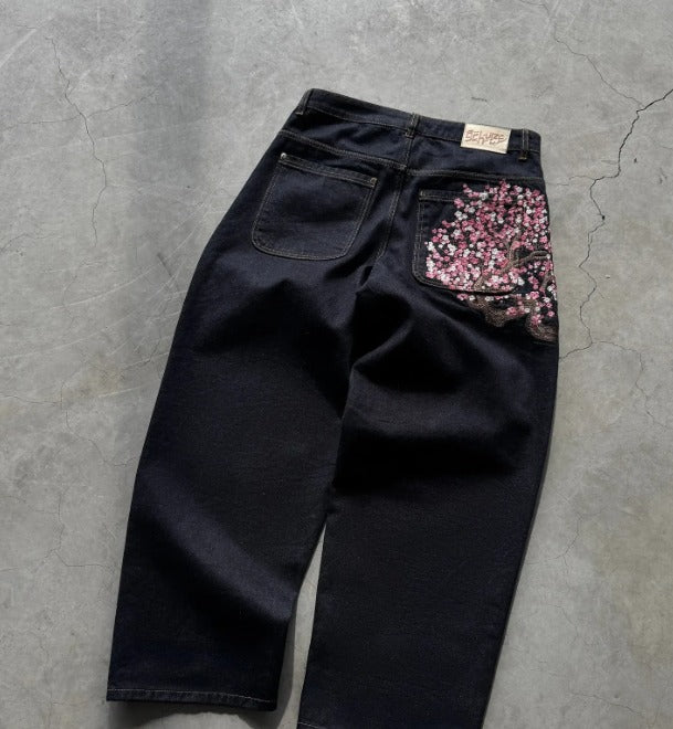 Vaqueros de flor de cerezo