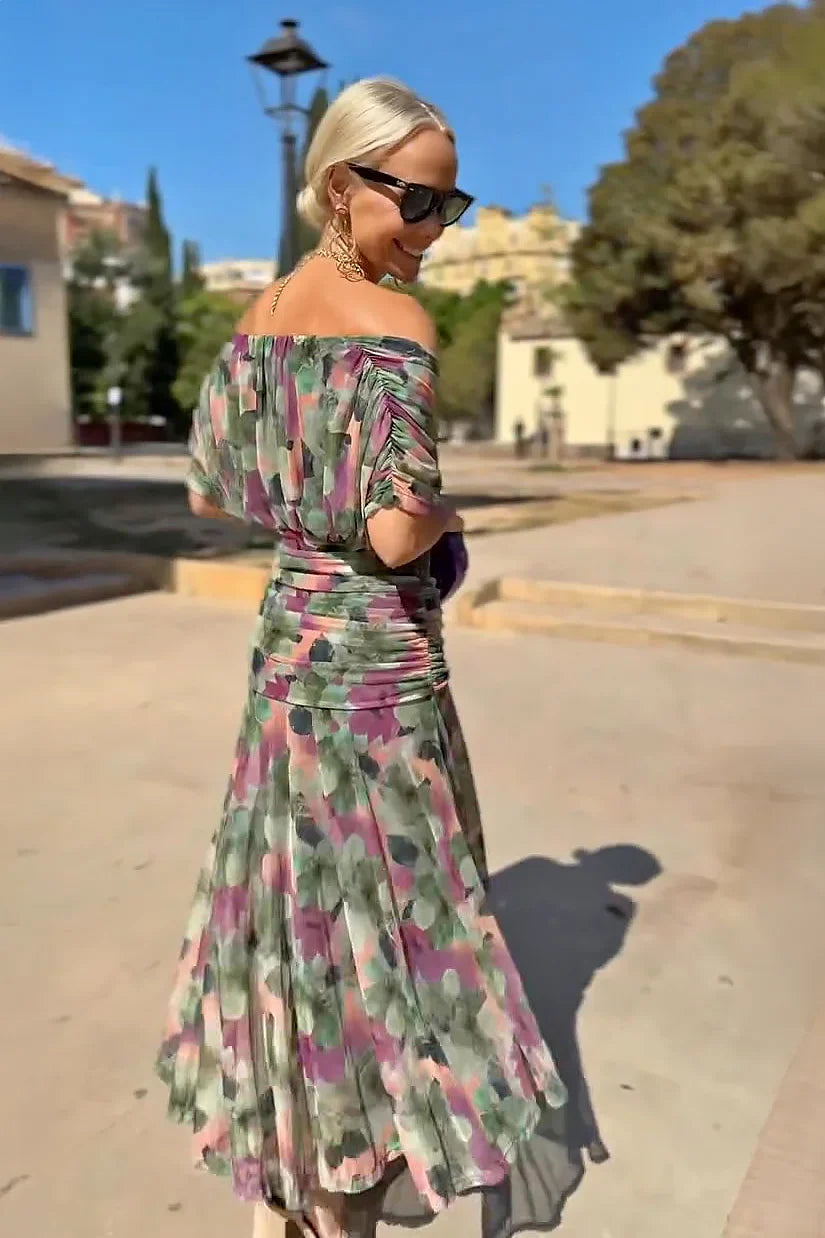 Vestido Estampado Fantasía