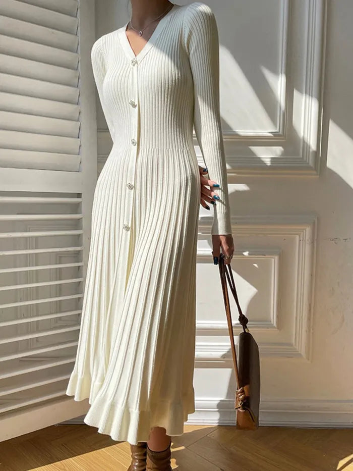 Vestido Elegante Plisado