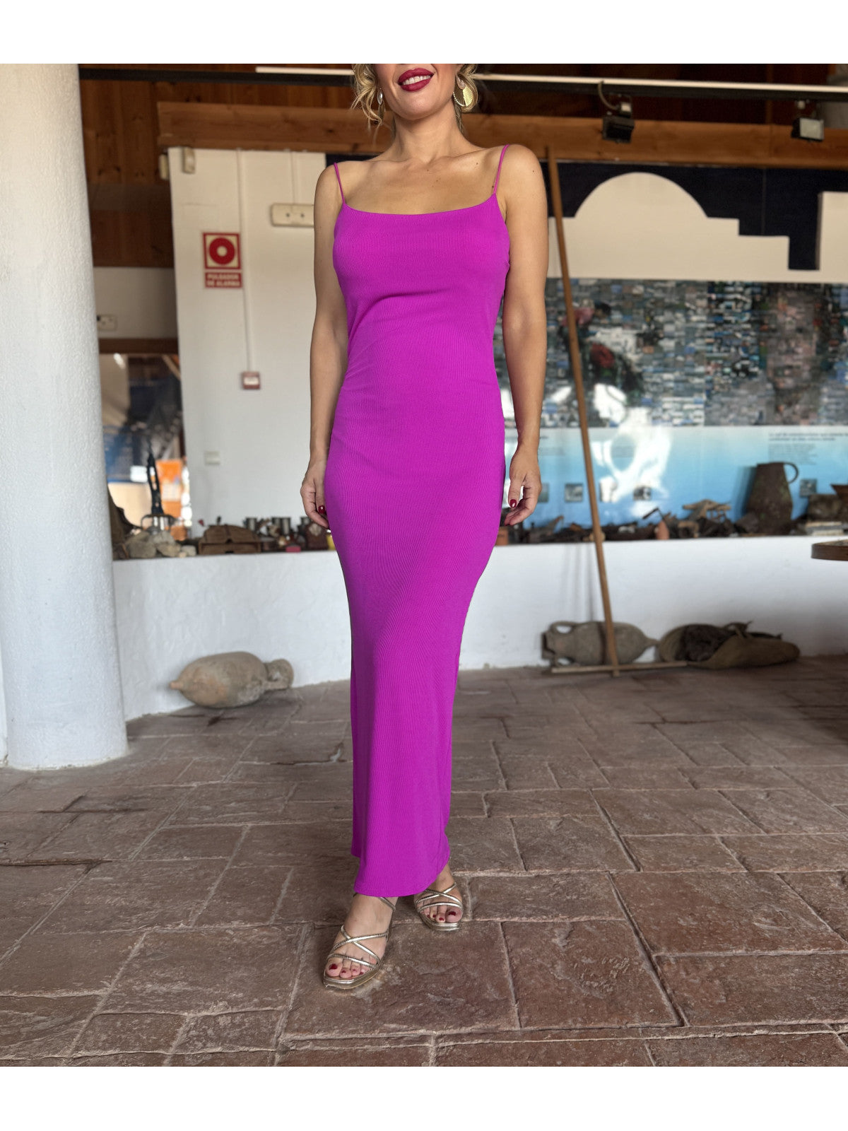 Vestido Fedra Fucsia