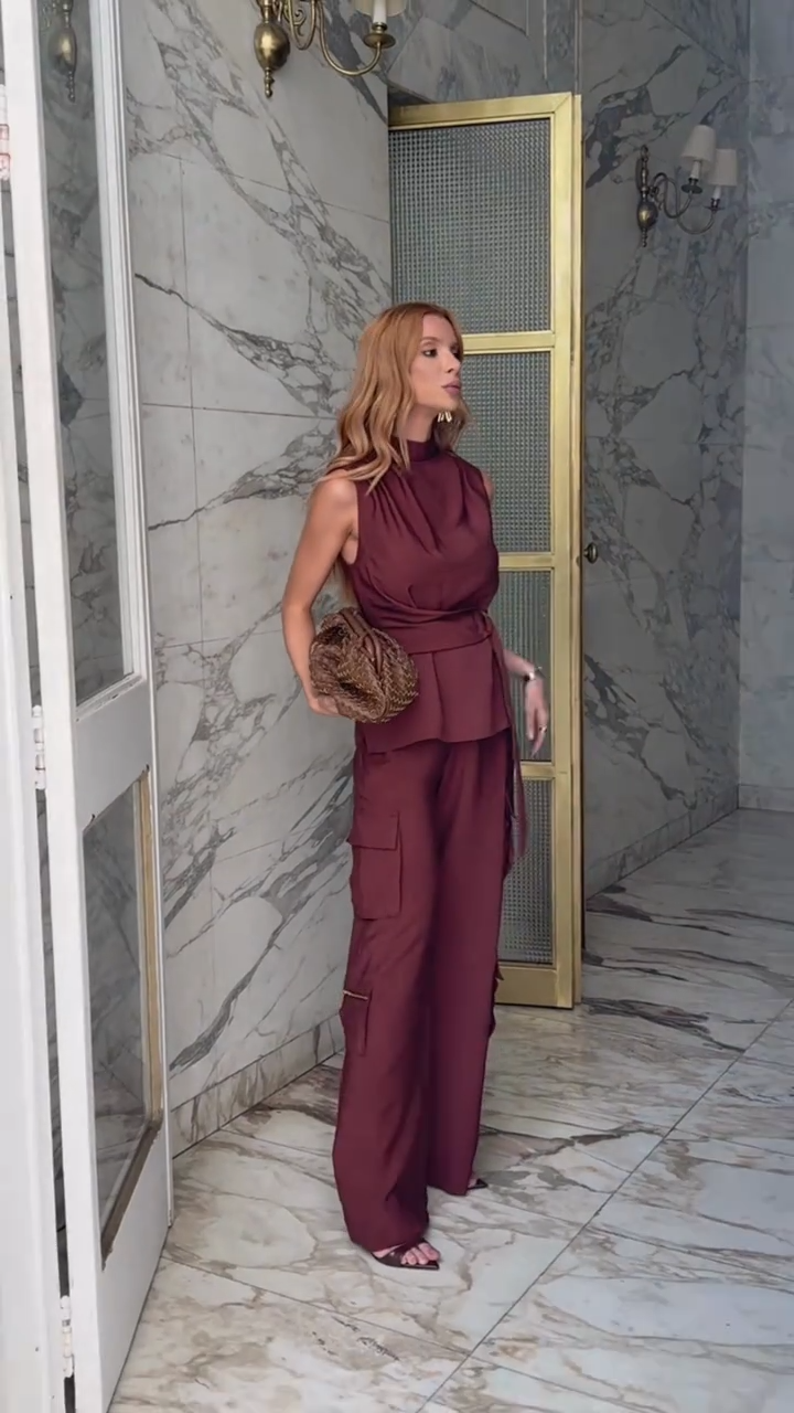 Conjunto Borgoña Zara